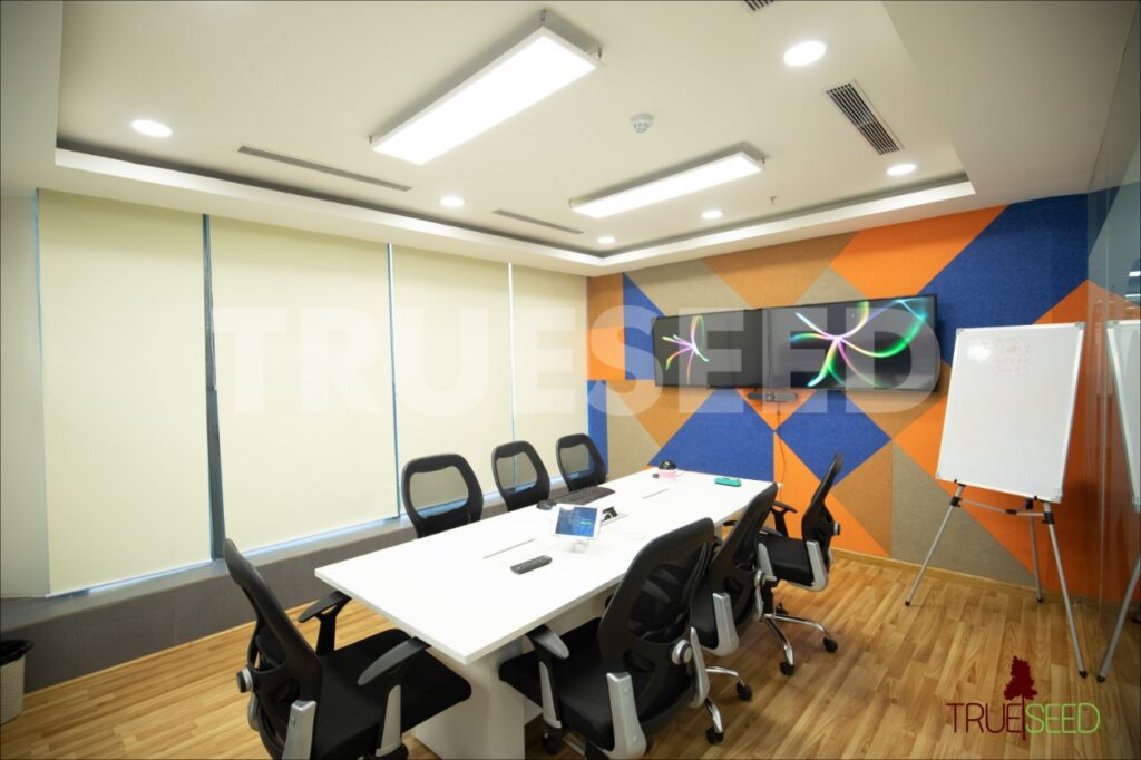 Artistic and Branded Spaces Conference Room