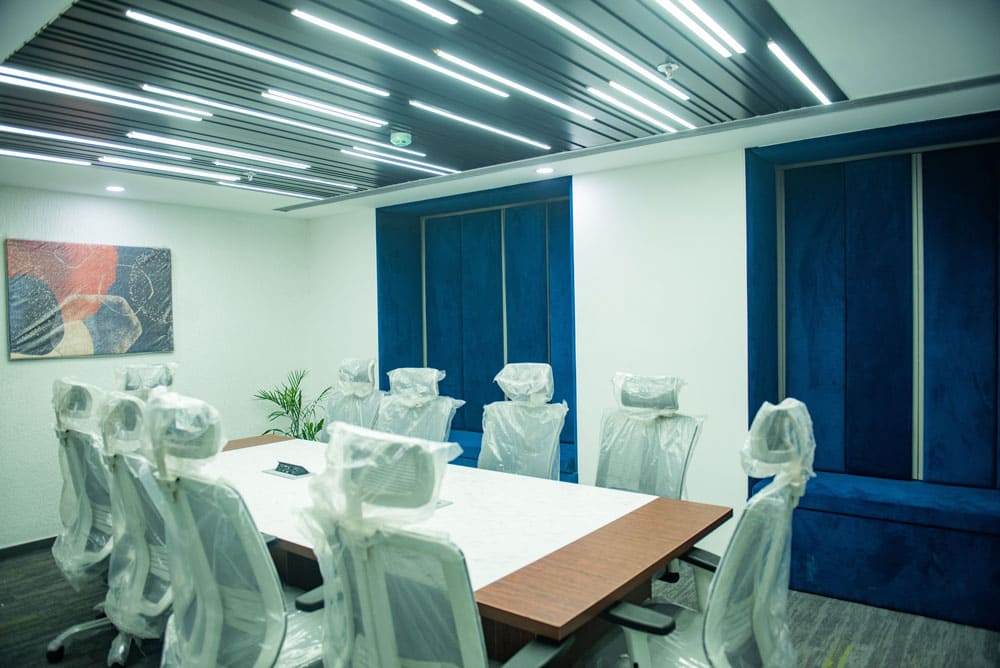 Sustainable and Smart Lighting Conference Room